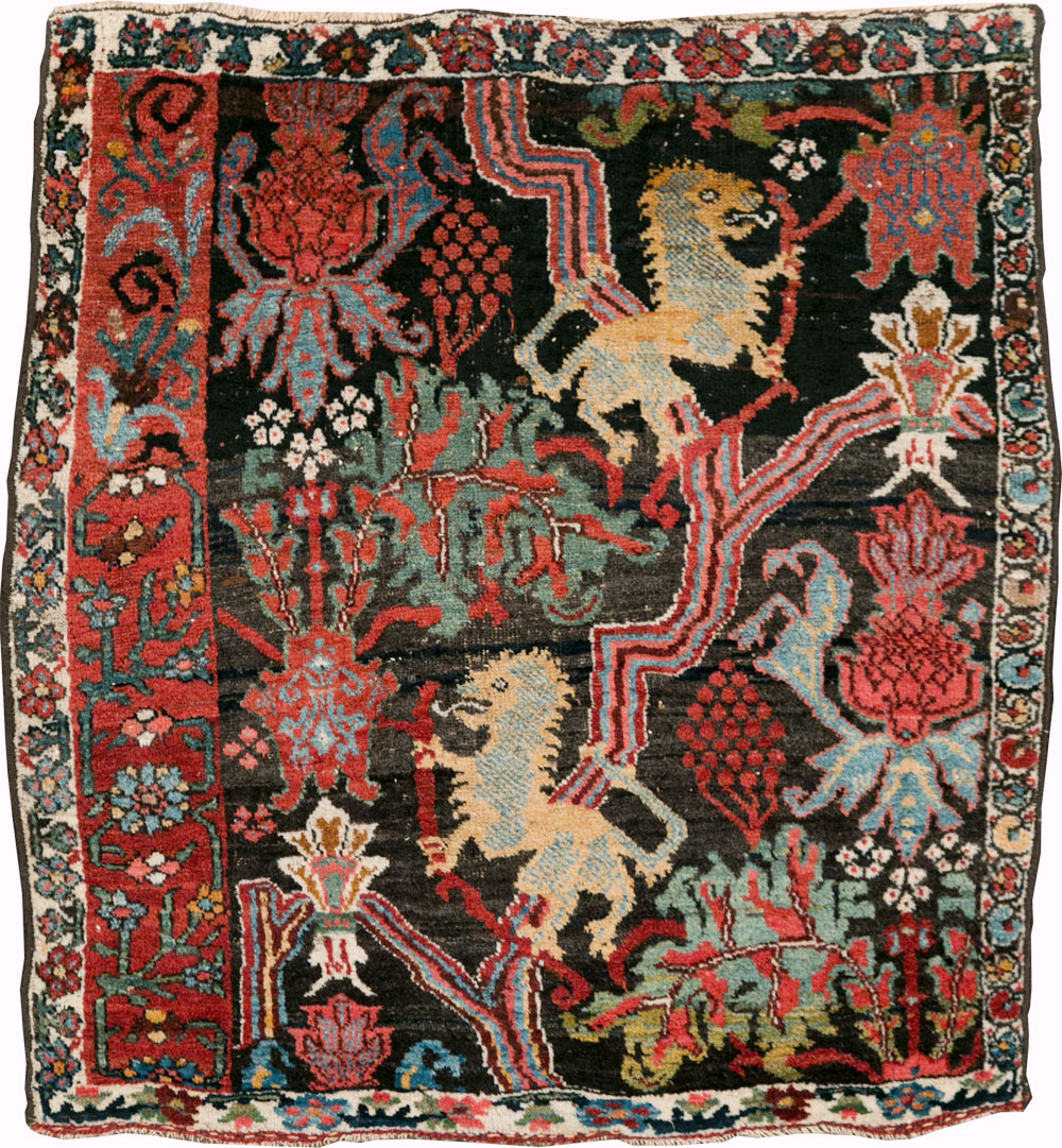 Antique Persian Bidjar Wagireh Rug, No.29112 - Galerie Shabab