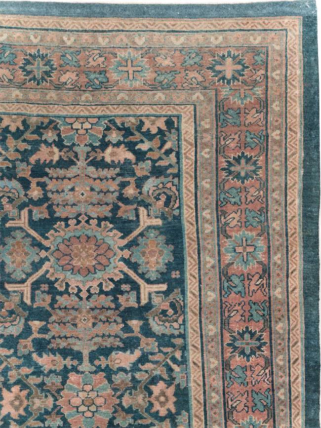 Antique Persian Malayer Square Room Size Carpet, No.29118 - Galerie Shabab