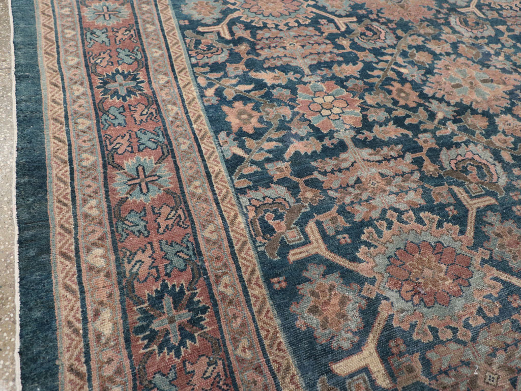 Antique Persian Malayer Square Room Size Carpet, No.29118 - Galerie Shabab