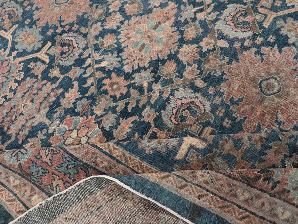 Antique Persian Malayer Square Room Size Carpet, No.29118 - Galerie Shabab