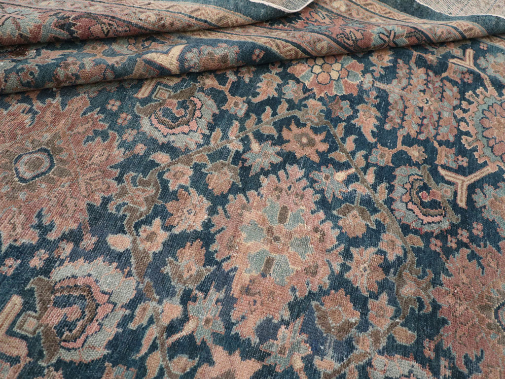 Antique Persian Malayer Square Room Size Carpet, No.29118 - Galerie Shabab