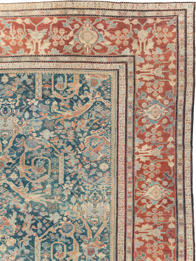 Antique Persian Mahal Oversize Carpet, No.29120 - Galerie Shabab