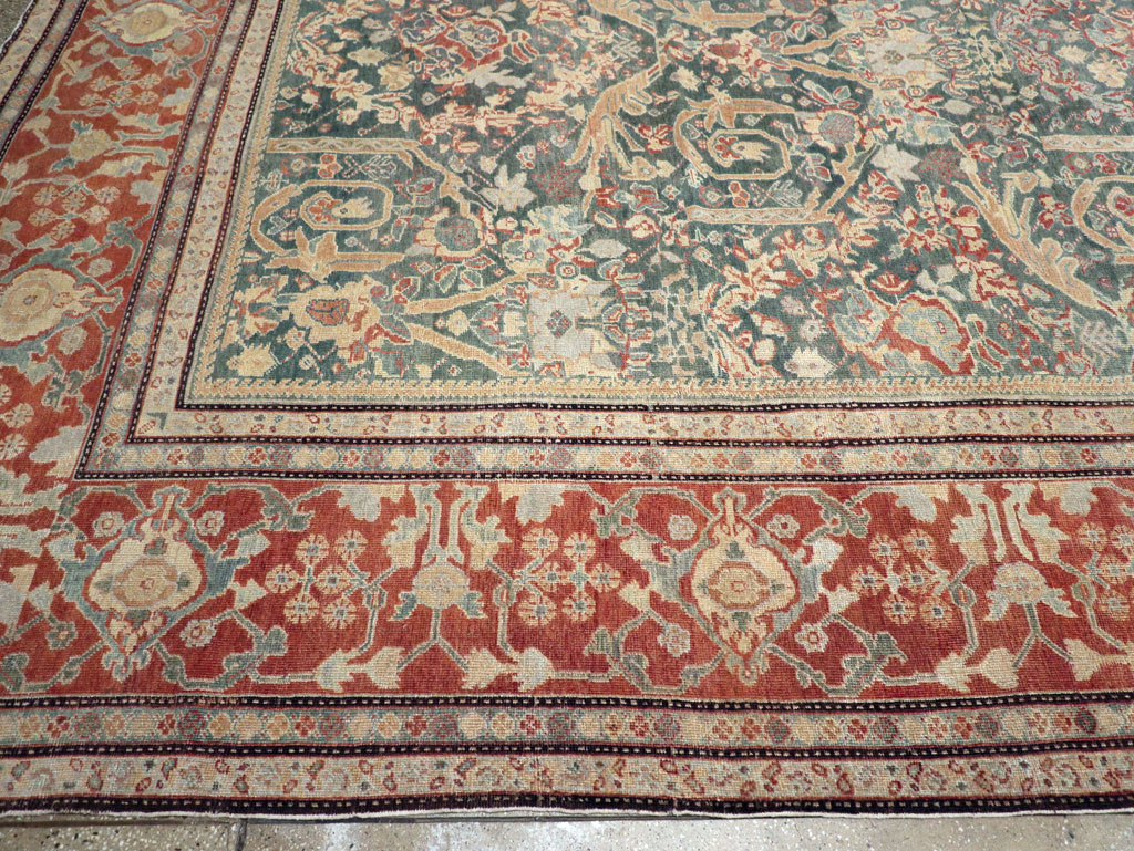 Antique Persian Mahal Oversize Carpet, No.29120 - Galerie Shabab