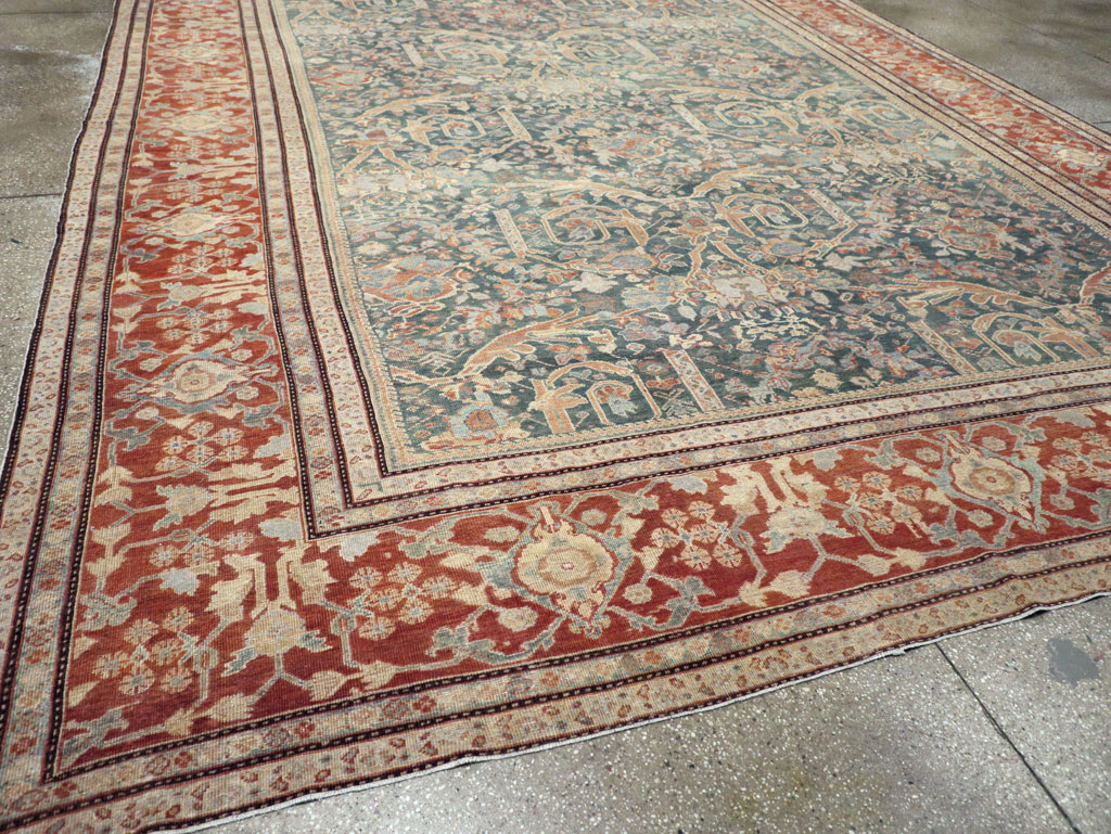 Antique Persian Mahal Oversize Carpet, No.29120 - Galerie Shabab