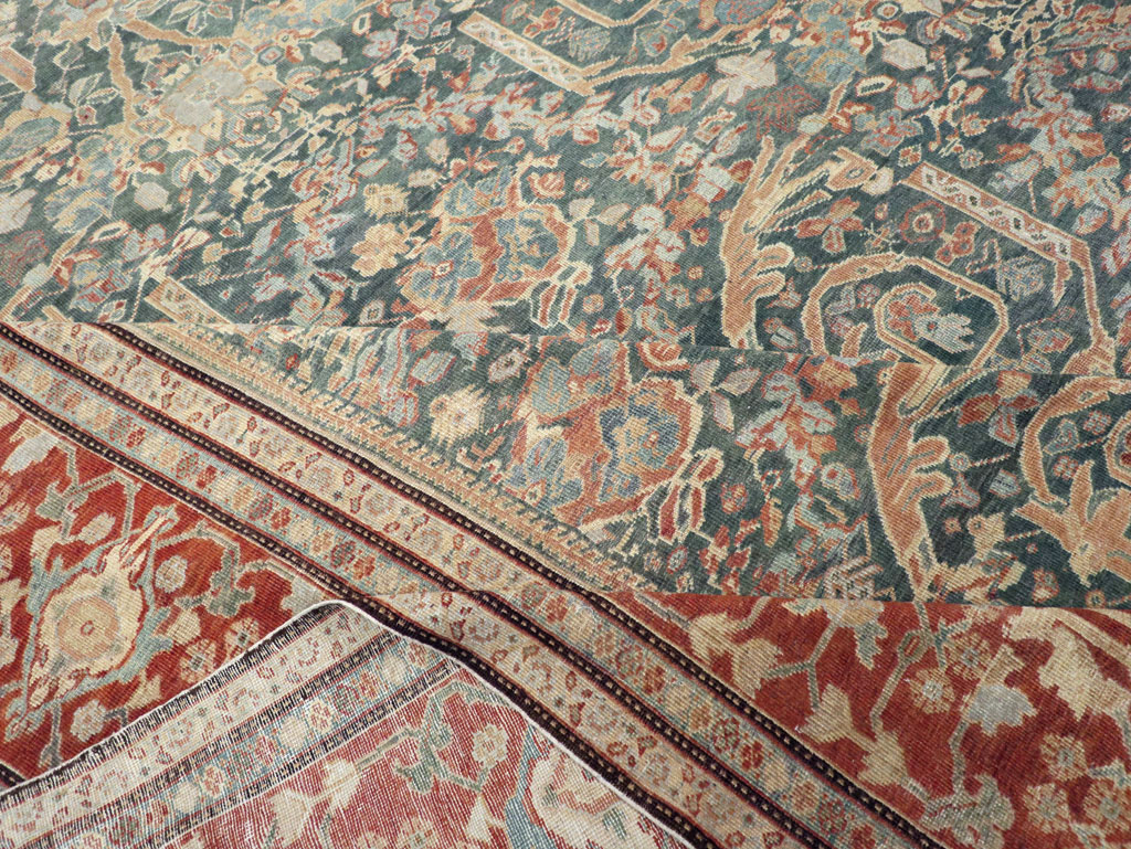 Antique Persian Mahal Oversize Carpet, No.29120 - Galerie Shabab