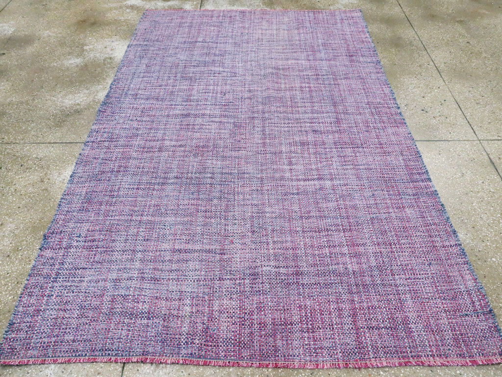 Modern Turkish Braided Accent Rug, No.29121 - Galerie Shabab