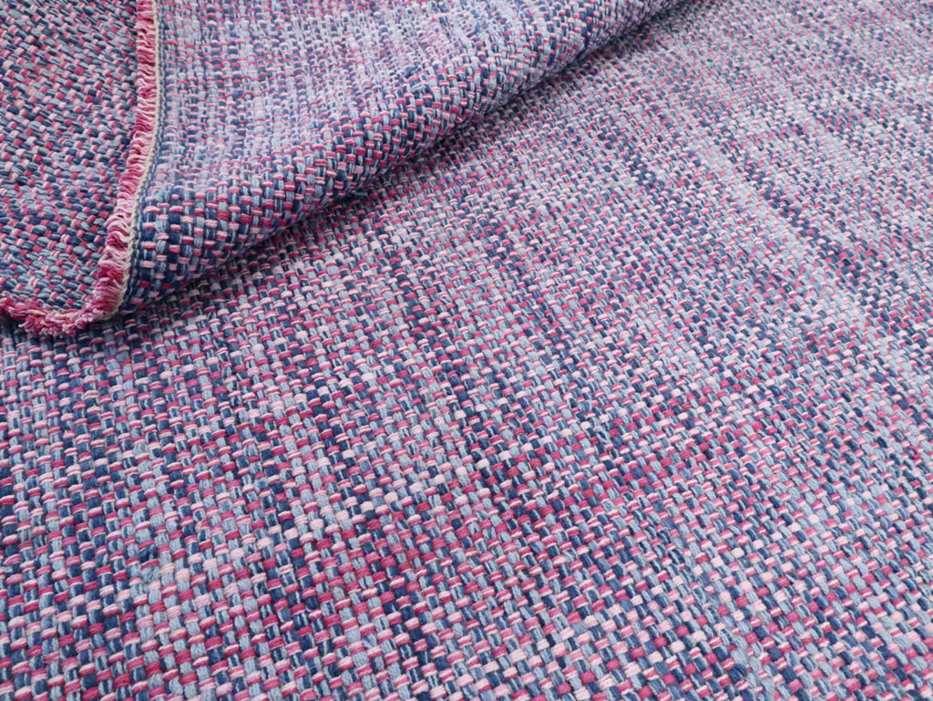 Modern Turkish Braided Accent Rug, No.29121 - Galerie Shabab