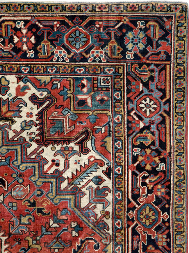 Vintage Persian Heriz Carpet, No.29123 - Galerie Shabab