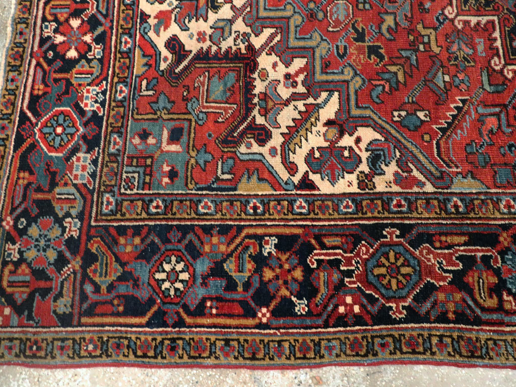 Vintage Persian Heriz Carpet, No.29123 - Galerie Shabab