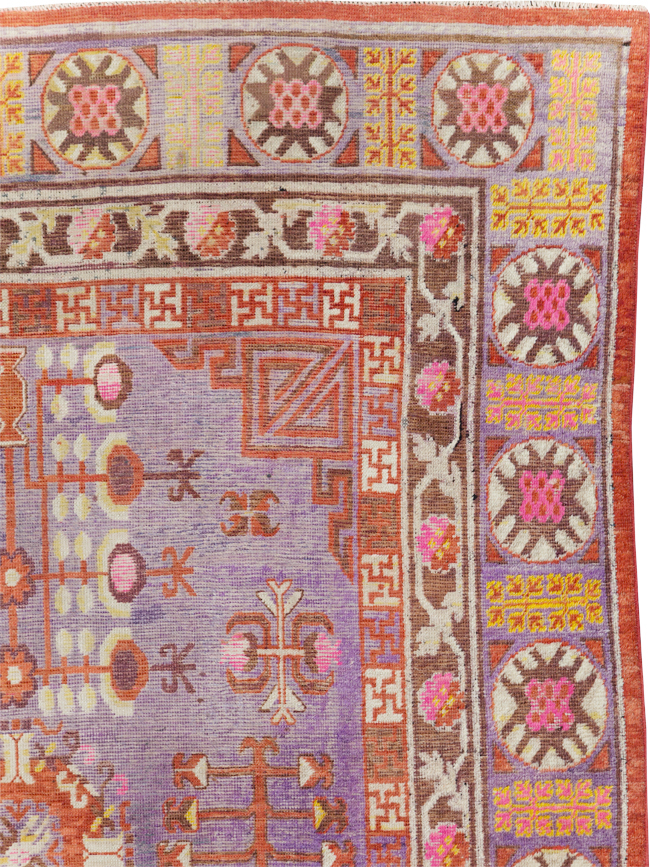Antique East Turkestan Khotan Gallery Carpet, No.29125 - Galerie Shabab