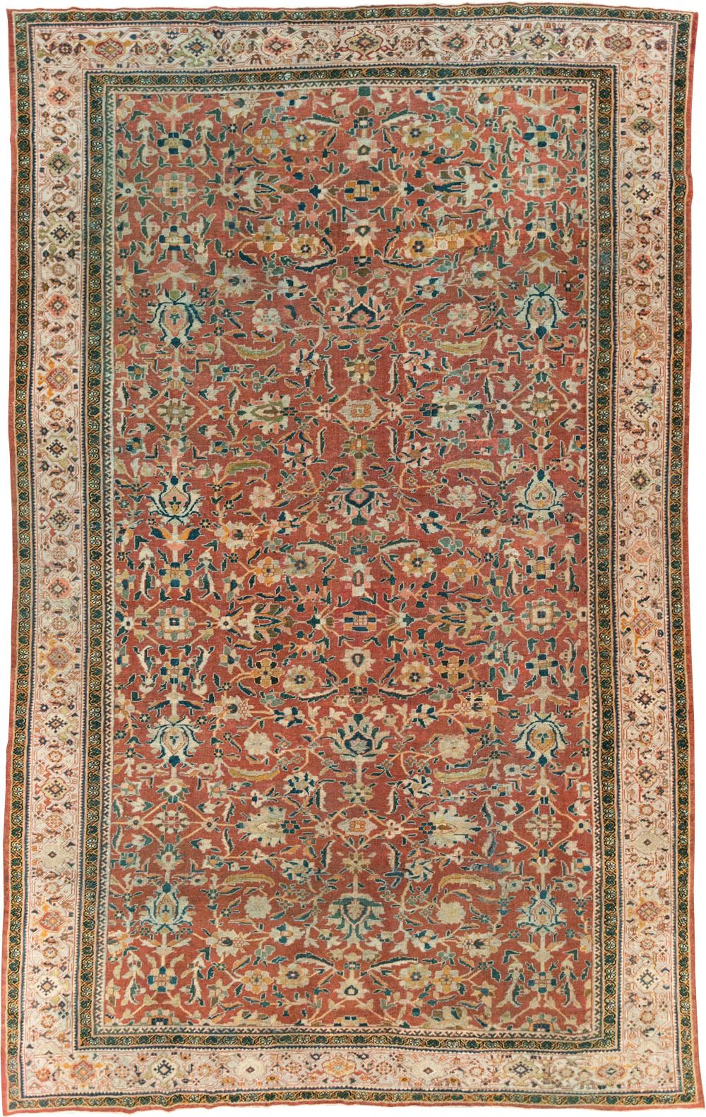 Antique Persian Mahal Carpet, No.29127 - Galerie Shabab