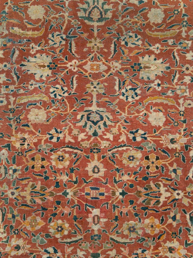 Antique Persian Mahal Carpet, No.29127 - Galerie Shabab