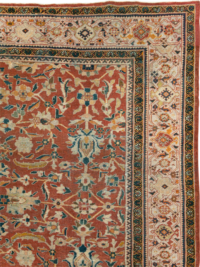 Antique Persian Mahal Carpet, No.29127 - Galerie Shabab