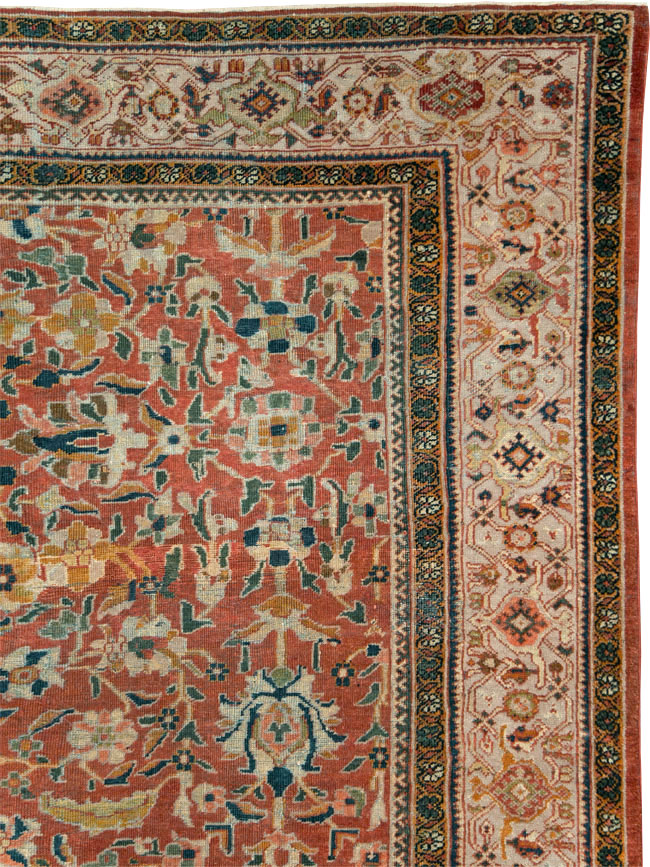 Antique Persian Mahal Carpet, No.29127 - Galerie Shabab