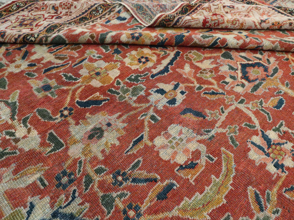 Antique Persian Mahal Carpet, No.29127 - Galerie Shabab