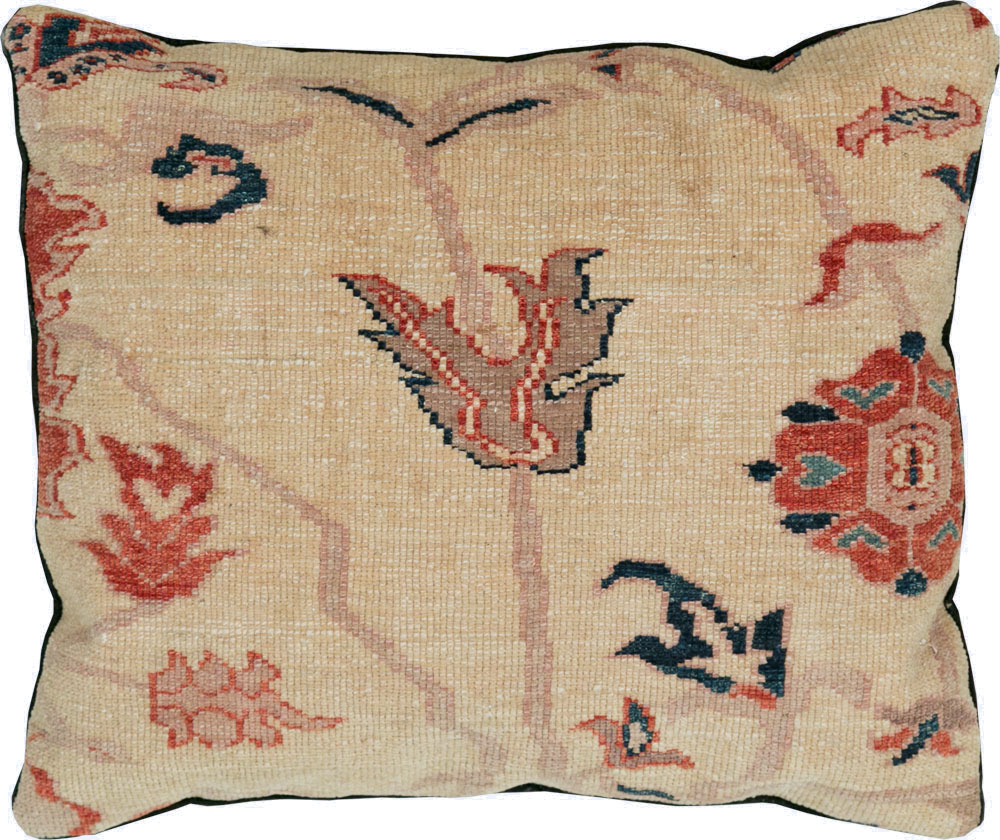 Antique Persian Serapi Pillow, No.29134 - Galerie Shabab