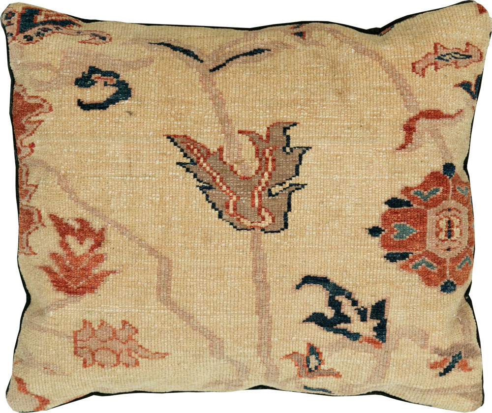 Antique Persian Serapi Pillow, No.29134 - Galerie Shabab