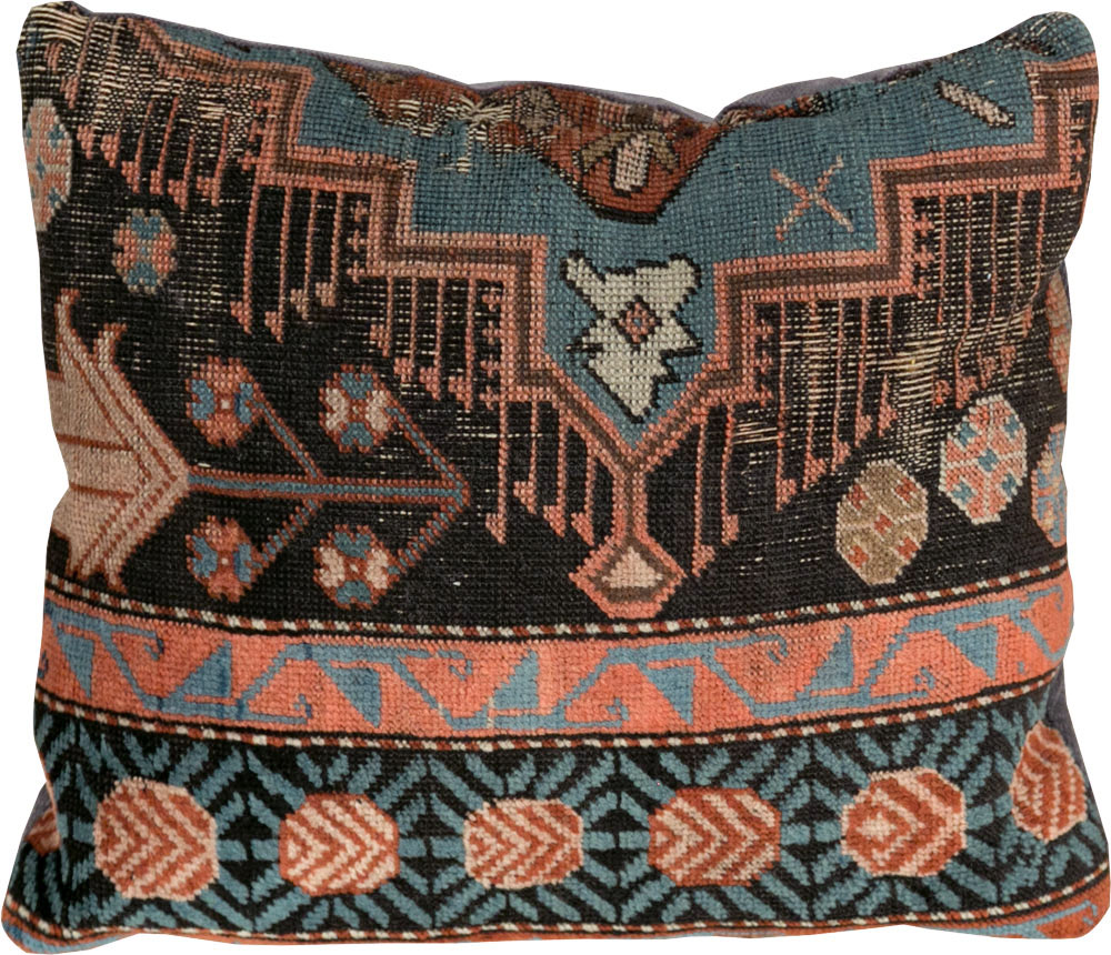 Antique Caucasian Kazak Pillow, No.29137 - Galerie Shabab
