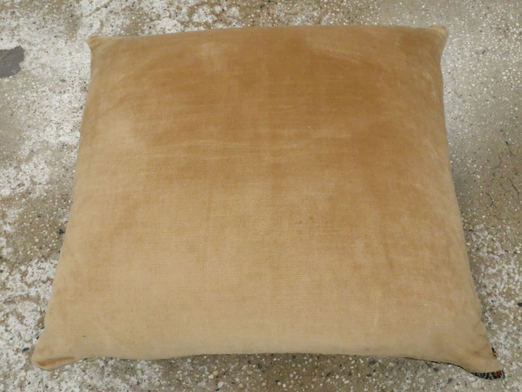 Antique Persian Tabriz Haji Jalili Pillow, No.29139 - Galerie Shabab