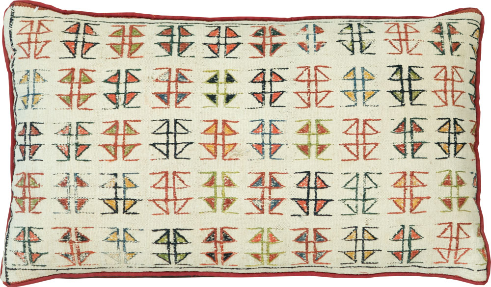 Vintage Persian Kurdish Pillow, No.29148 - Galerie Shabab