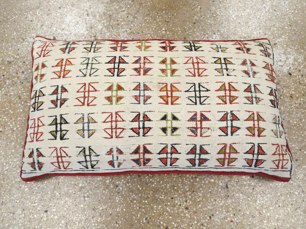 Vintage Persian Kurdish Pillow (Pair: 1 of 2), No.29148 - Galerie Shabab