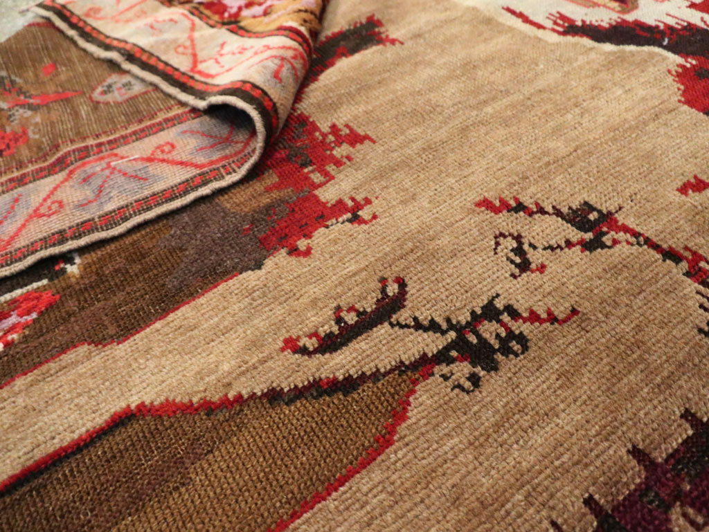 Vintage Pictorial Karabagh Rug, No.29157 - Galerie Shabab