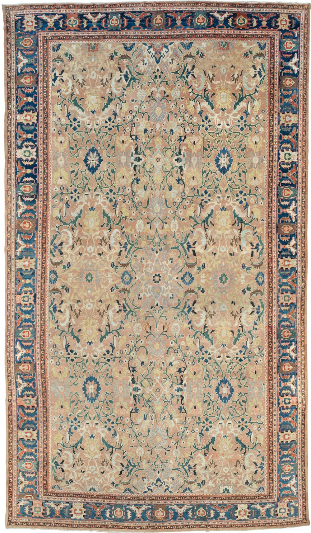 Antique Persian Mahal Oversize Carpet, No.29158 - Galerie Shabab