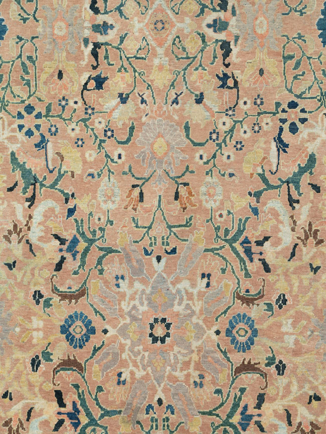 Antique Persian Mahal Oversize Carpet, No.29158 - Galerie Shabab