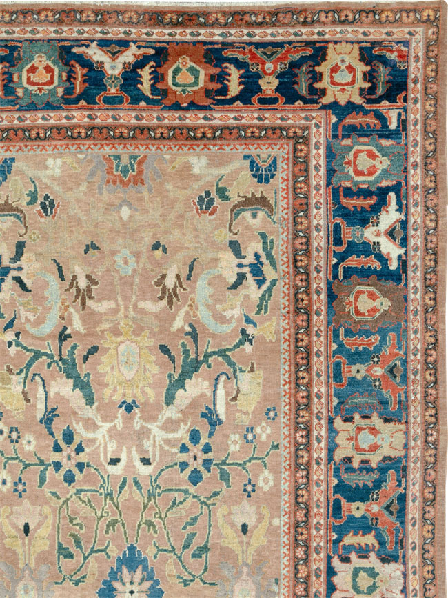 Antique Persian Mahal Oversize Carpet, No.29158 - Galerie Shabab