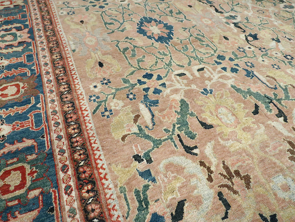 Antique Persian Mahal Oversize Carpet, No.29158 - Galerie Shabab