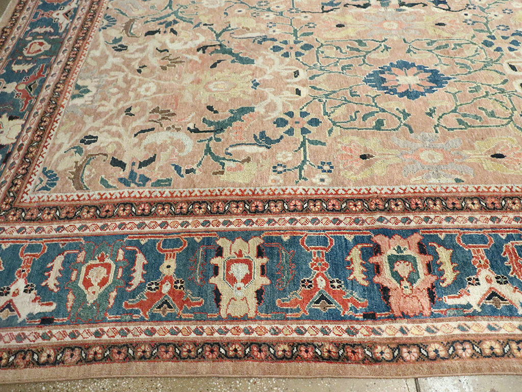 Antique Persian Mahal Oversize Carpet, No.29158 - Galerie Shabab