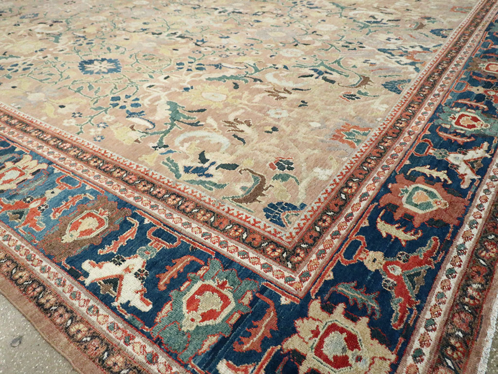 Antique Persian Mahal Oversize Carpet, No.29158 - Galerie Shabab