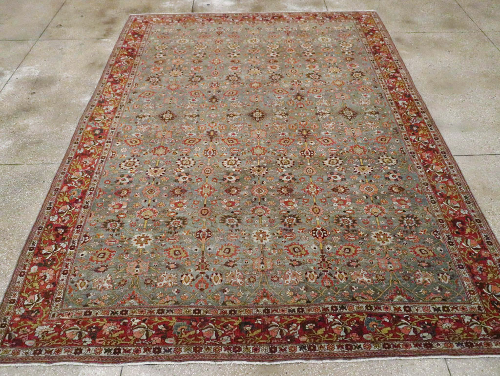 Antique Persian Bidjar Room Size Carpet, No.29160 - Galerie Shabab