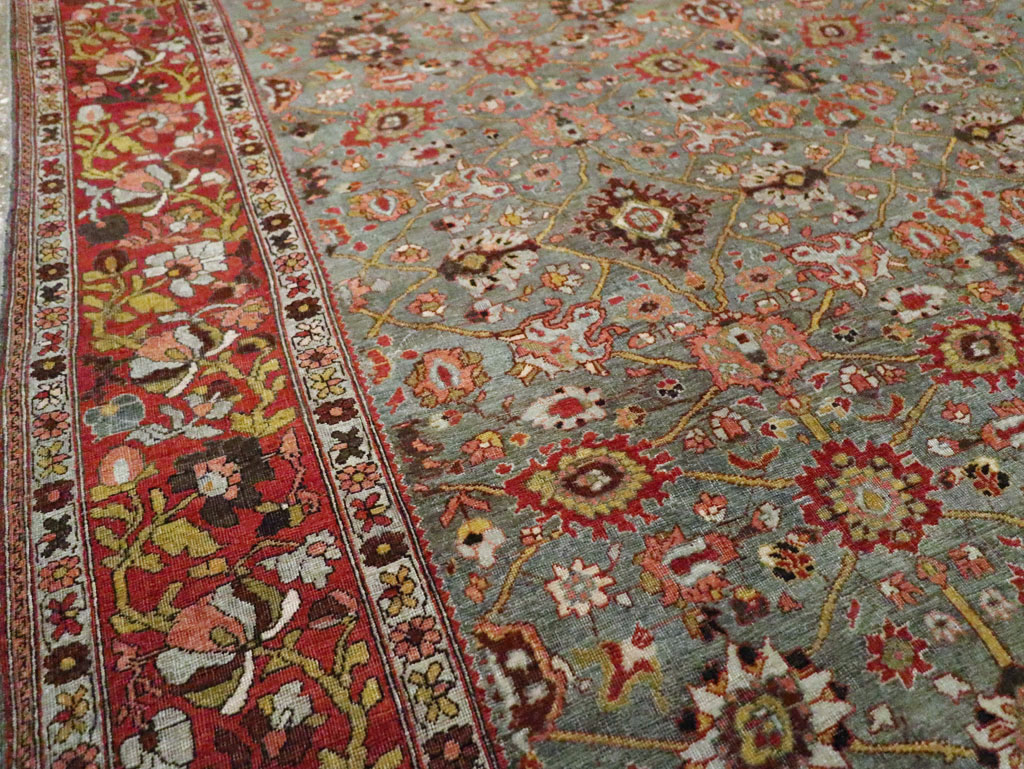 Antique Persian Bidjar Room Size Carpet, No.29160 - Galerie Shabab