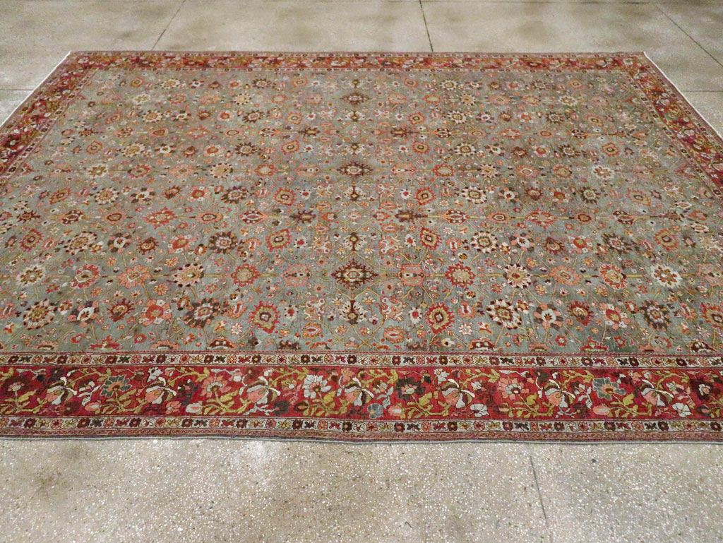 Antique Persian Bidjar Room Size Carpet, No.29160 - Galerie Shabab