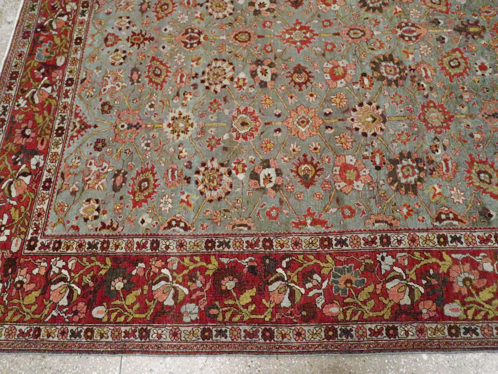 Antique Persian Bidjar Room Size Carpet, No.29160 - Galerie Shabab