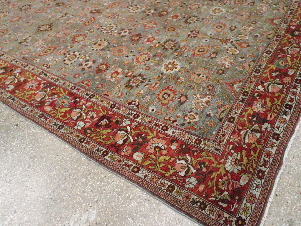 Antique Persian Bidjar Room Size Carpet, No.29160 - Galerie Shabab