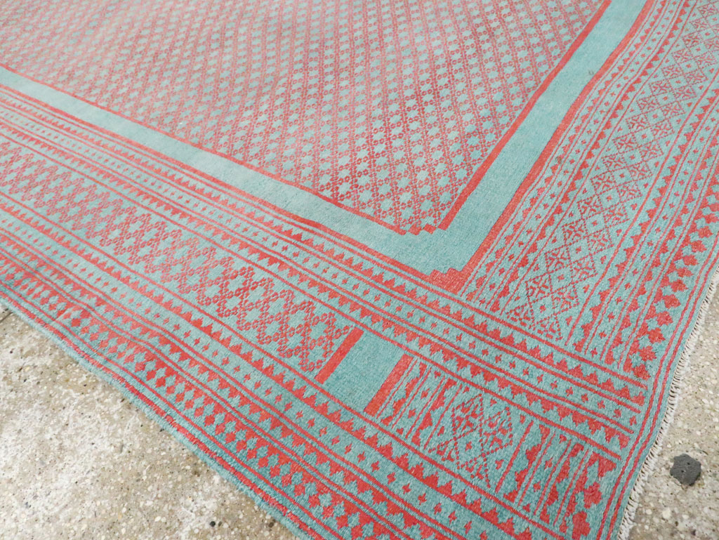 Vintage Persian Flatweave Kilim Accent Carpet, No.29163 - Galerie Shabab