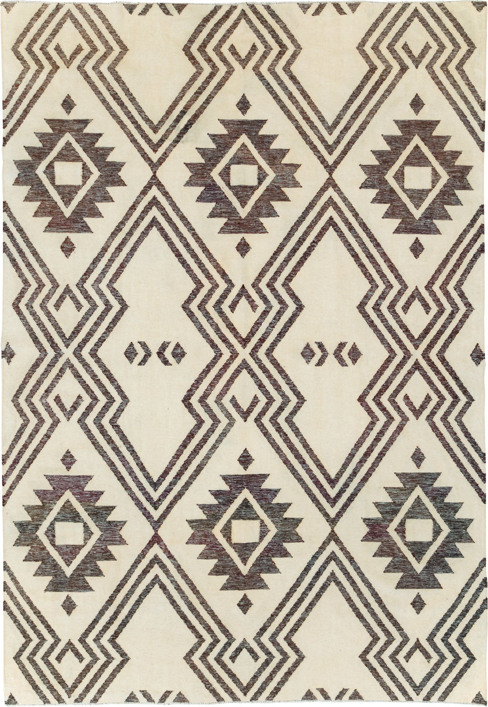 Contemporary Handmade Turkish Flatweave Kilim, No.29164 - Galerie Shabab