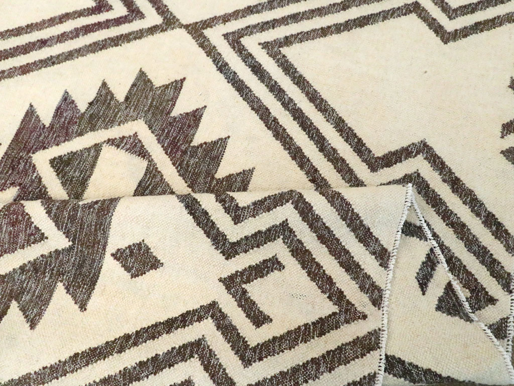 Contemporary Handmade Turkish Flatweave Kilim, No.29164 - Galerie Shabab