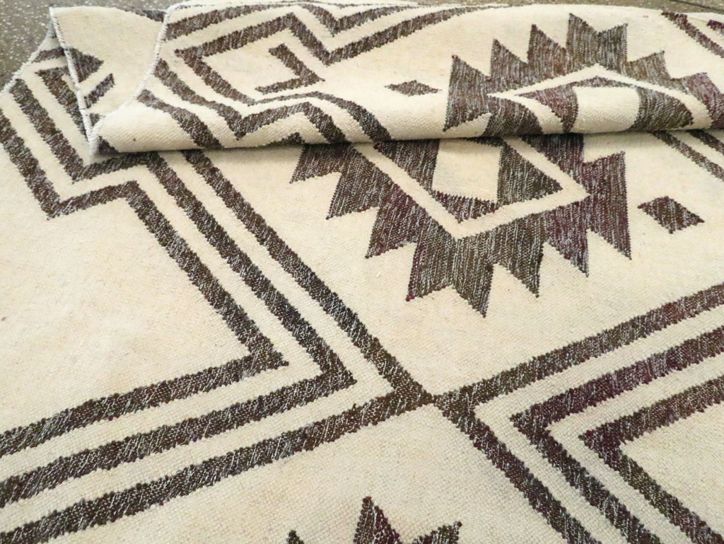 Contemporary Handmade Turkish Flatweave Kilim, No.29164 - Galerie Shabab