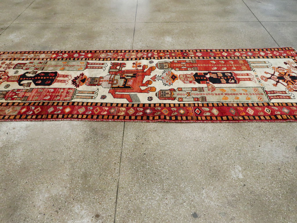 Vintage Pictorial Gabbeh Rug, No.29170 - Galerie Shabab