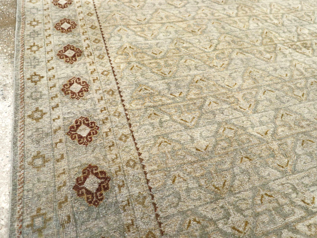 Vintage Persian Kashan Accent Carpet, No.29193 - Galerie Shabab