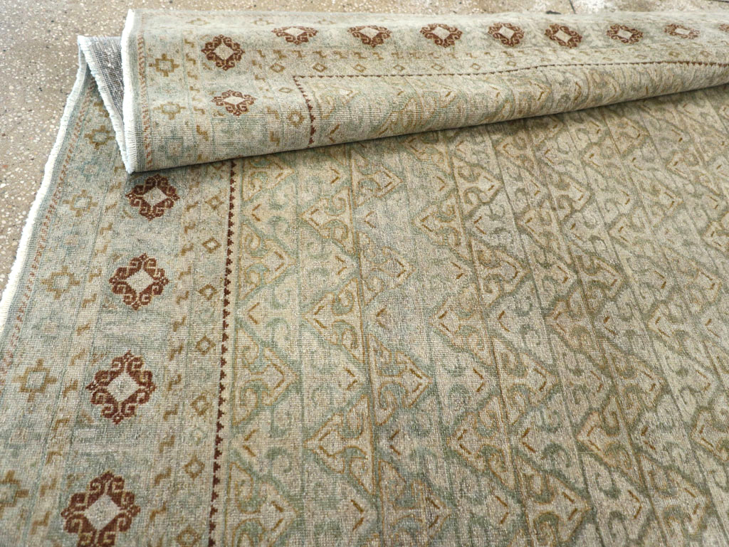 Vintage Persian Kashan Accent Carpet, No.29193 - Galerie Shabab