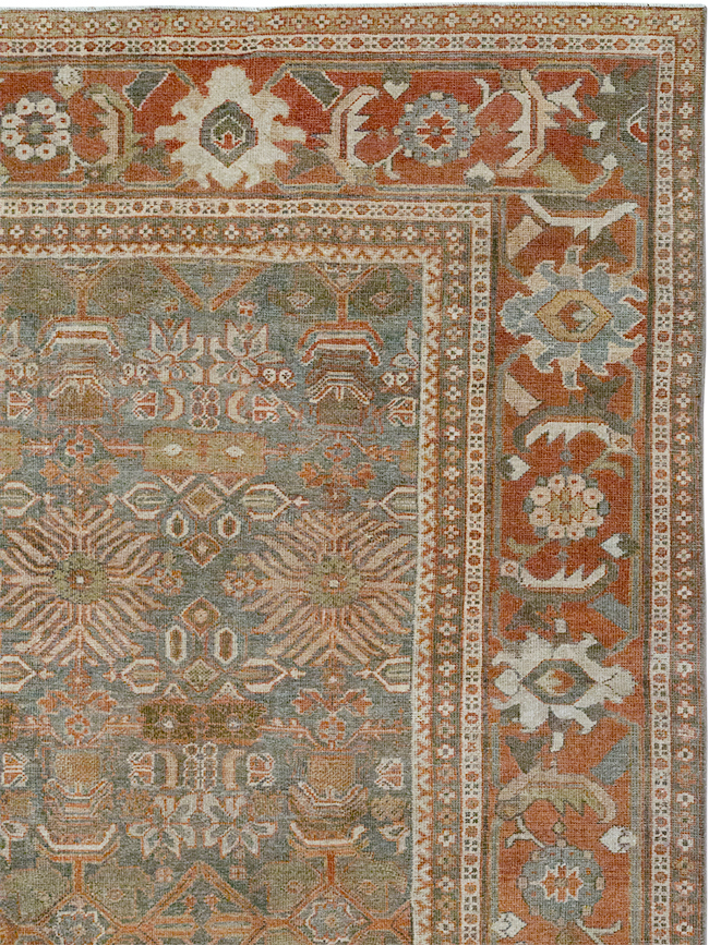 Antique Persian Mahal Room Size Carpet, No.29195 - Galerie Shabab