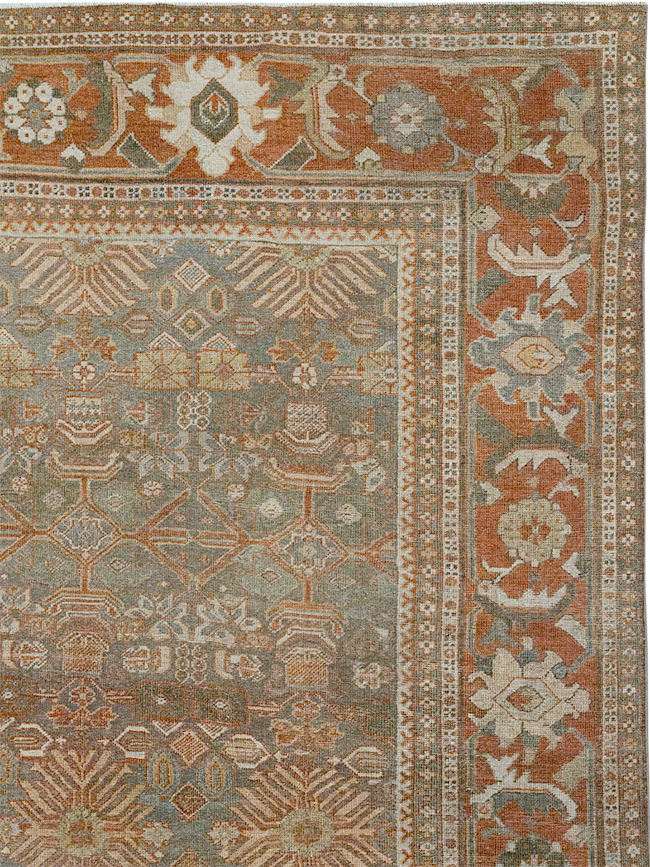 Antique Persian Mahal Room Size Carpet, No.29195 - Galerie Shabab