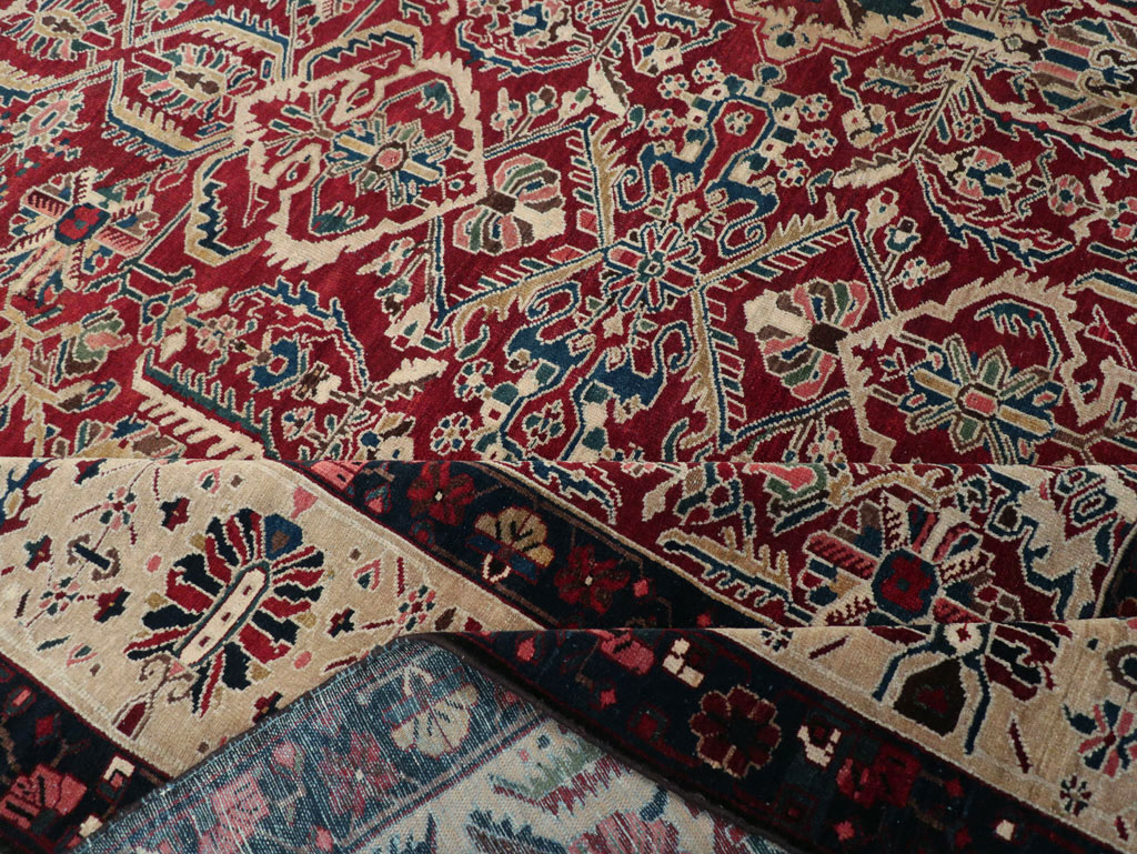 Vintage Persian Bakhtiari Tribal Room Size Carpet, No.29197 - Galerie Shabab