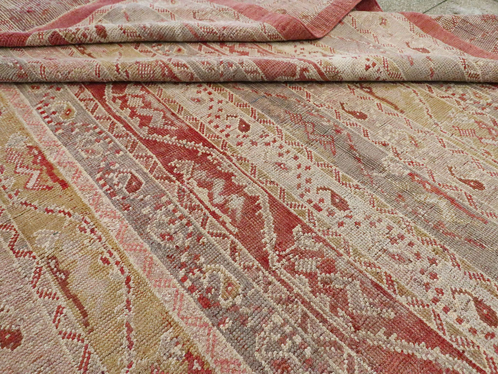 Antique Turkish Oushak Oversize Carpet, No.29198 - Galerie Shabab