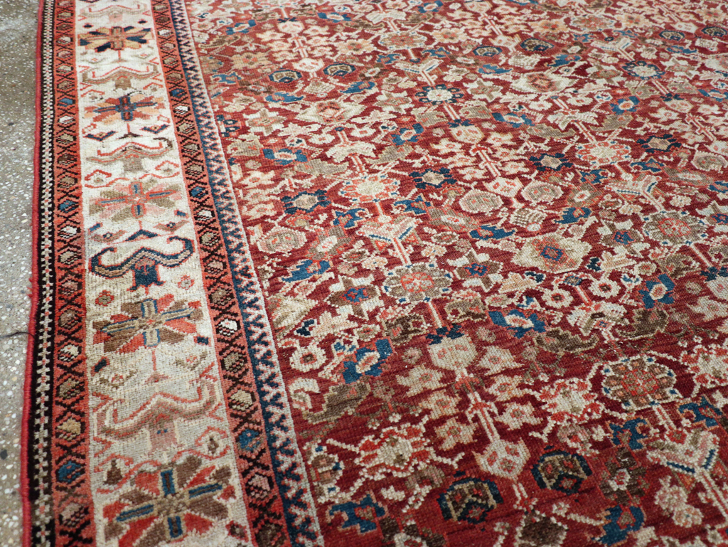 Antique Persian Malayer Gallery Carpet, No.29203 - Galerie Shabab