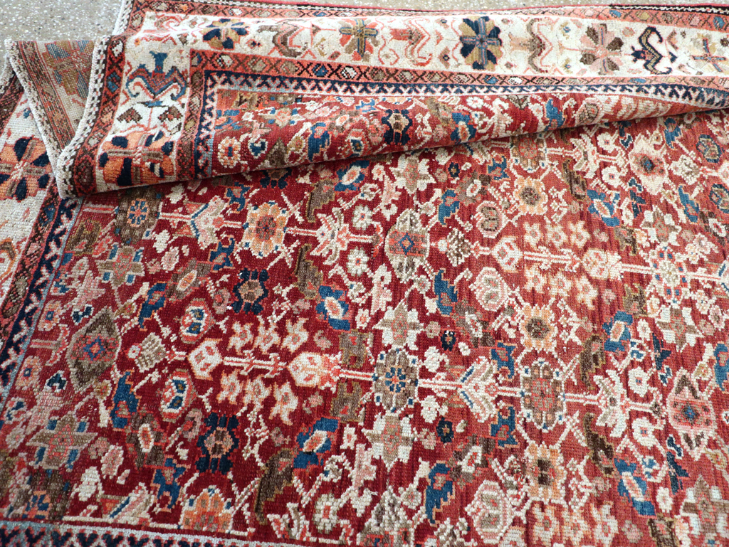 Antique Persian Malayer Gallery Carpet, No.29203 - Galerie Shabab